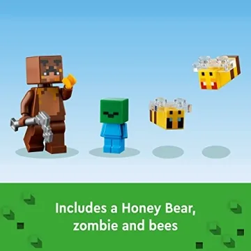 LEGO Minecraft The Bee Cottage Set - Creative Toy for Kids