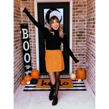 Soft Women's Mock Turtleneck Long Sleeve Tee in Black