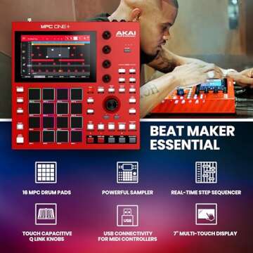 Akai Professional MPC One+ Standalone Drum Machine with WiFi & Bluetooth