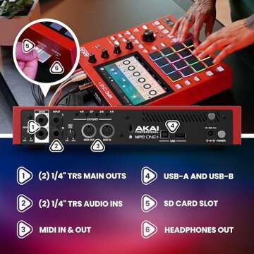 Stand Alone Akai MPC One+ with WiFi and Bluetooth for Producers