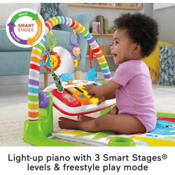 Fisher-Price Kick & Play Piano Gym for Babies