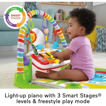 Fisher-Price Kick & Play Piano Gym for Babies