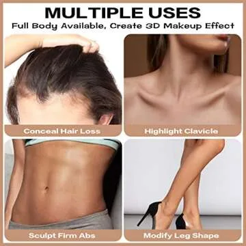 FOCALLURE Cream Contour Stick, Matte Bronzer Stick, Professional Face Shaping & Contouring Stick Makeup, Easy to Apply with Buildable Coverage, Long Lasting & Sweatproof, OAT