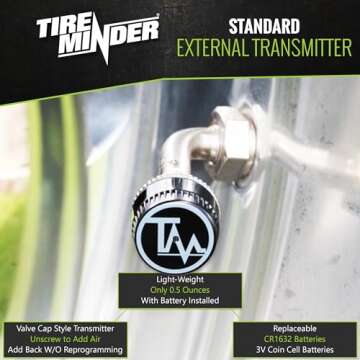 Minder Research TM22142 TireMinder i10 RV TPMS with 6 Transmitters