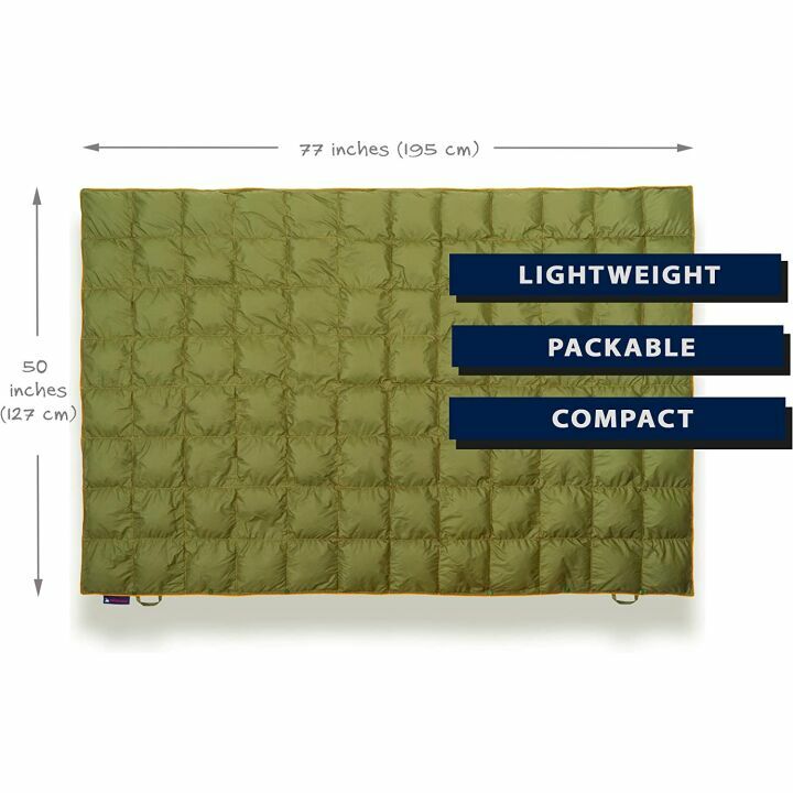 Get Out Gear Down Camping Blanket - Lightweight & Warm