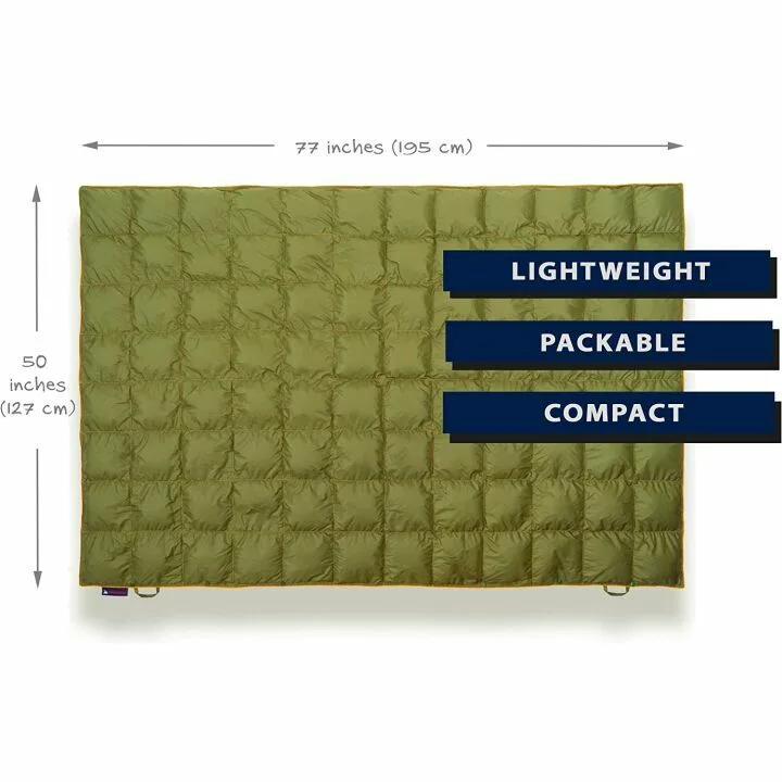 Get Out Gear Down Camping Blanket - Lightweight & Warm