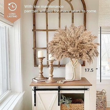 HUMINBO Dried Pampas Grass Decor for Chic Home Aesthetic