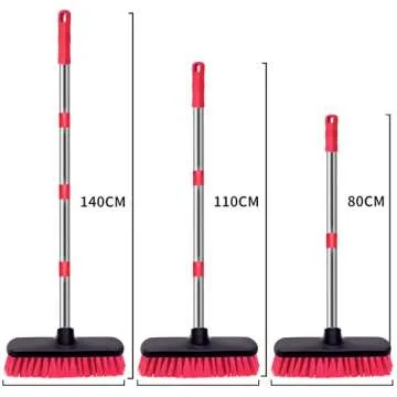 GeeRo 54" Long Handle Scrub Brush for Efficient Cleaning