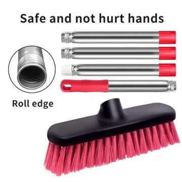 GeeRo 54" Long Handle Scrub Brush for Efficient Cleaning
