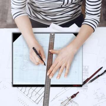 Large Graph Paper Pad for Drafting, Design, and Study