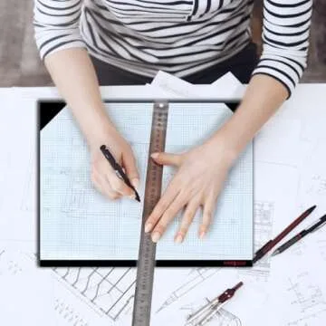 Large Graph Paper Pad for Drafting, Design, and Study