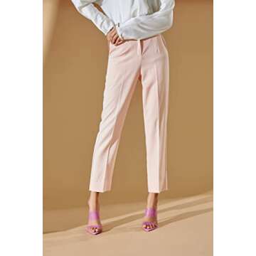 vivianly Clear Pointed Toe Heel Sandals Transparent Strap Stiletto High Heels Slip on Mules for Women Size 8