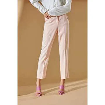 vivianly Clear Pointed Toe Heel Sandals Transparent Strap Stiletto High Heels Slip on Mules for Women Size 8