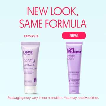 Love Wellness Comfy Cream | Vulva & Vaginal Moisturizer Cream | Daily Care for Dry & Sensitive Vulva...