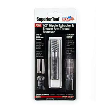 Superior Tool 1/2" Shower Arm/Nipple Remover for Efficient Plumbing Solutions