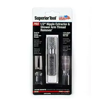 Superior Tool 1/2" Shower Arm/Nipple Remover for Efficient Plumbing Solutions