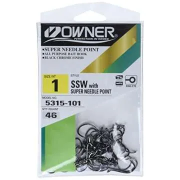 Owner SSW Bait Hooks - Super Sharp & Reliable Fishing Choice