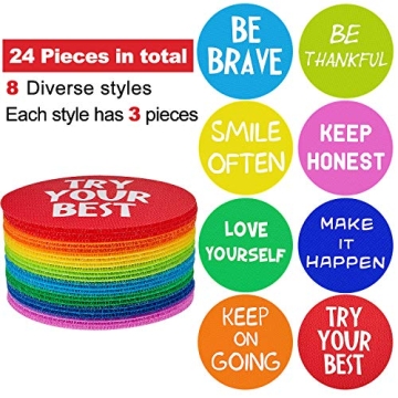 Mudder Positive Sayings Carpet Markers for Classroom Use