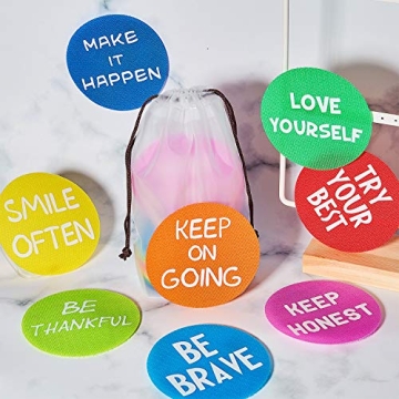 Mudder Positive Sayings Carpet Markers for Classroom Use