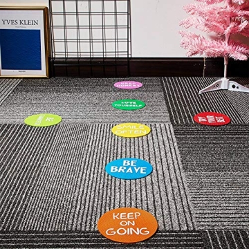 Mudder Positive Sayings Carpet Markers for Classroom Use