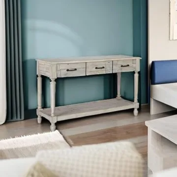 Ashley Shawnalore Farmhouse Sofa Table with Storage