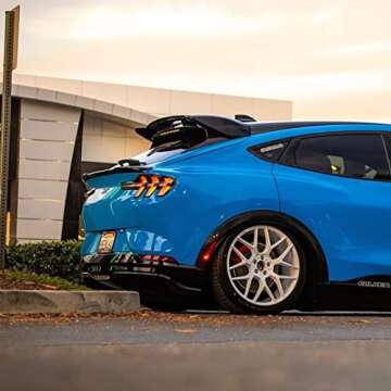 BestEvMod Compatible with Mustang Mach E Rear Spoiler Trunk Spoiler Wing, Compatible with Mustang ma...