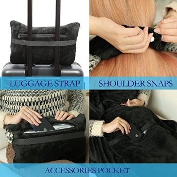 Ultimate Travel Blanket and Pillow Set for Comfort