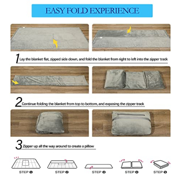 Ultimate Travel Blanket and Pillow Set for Comfort