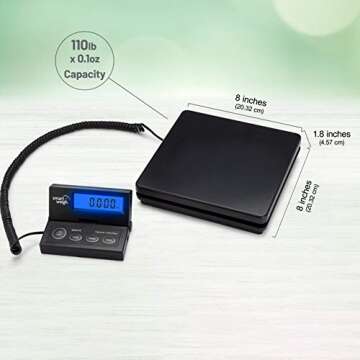 Smart Weigh Digital Shipping & Postal Weight Scale 110 lbs