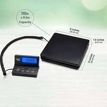 Smart Weigh Digital Shipping & Postal Weight Scale 110 lbs
