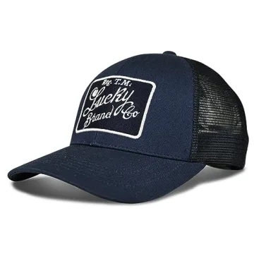 Lucky Brand Adjustable Trucker Cap - Stylish & Comfortable