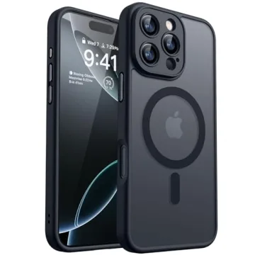 CANSHN iPhone 16 Pro Max Case - Magnetic Shockproof, Full Camera Protection & MagSafe Compatibility ...