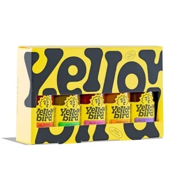 Yellowbird Classic Hot Sauce Variety Pack - 5-Piece - Mellow to Real Hot - Travel Size Hot Sauces - ...