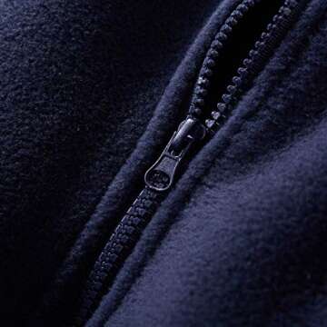 Youth Full-Zip Polar Fleece Jacket for Boys and Girls Size 9-10