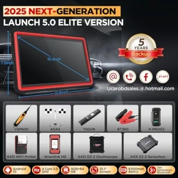 LAUNCH X431 PRO3S+ V5.0 Advanced Diagnostic Scanner for All Cars