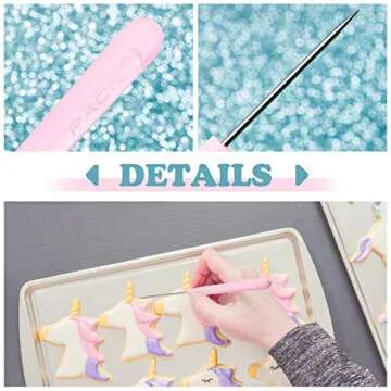12 Pieces Sugar Needle Scriber Set - Perfect Baking Tool