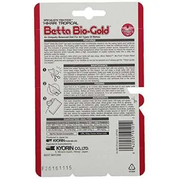 Hikari Betta Bio-Gold Baby Pellets Fish Food Bundle Bonus Pack 3 Pack