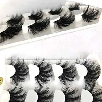 MIKIWI 25mm Faux Mink Lashes, 25mm Lashes, 6D Faux mink lashes, Faux Mink Eyelashes, Dramatic Lashes, 25mm Faux Mink Eyelashes (6D4-01)