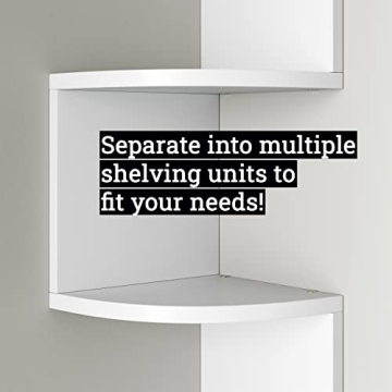 Greenco 5-Tier Corner Shelf - Stylish & Practical Storage Solution