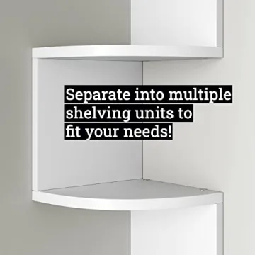 Greenco 5-Tier Corner Shelf - Stylish & Practical Storage Solution
