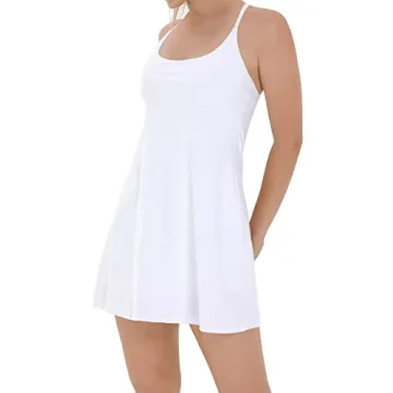 IUGA Women's Tennis Dress with Built-in Shorts & Bra