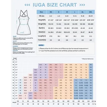 IUGA Women's Tennis Dress with Built-in Shorts & Bra
