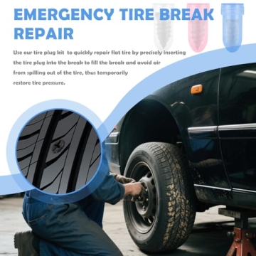 VKQTS 100PCS Tire Repair Kit for Quick Puncture Fix