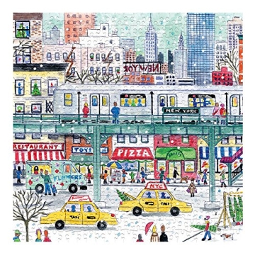 Galison 500 Piece New York City Holiday Jigsaw Puzzle