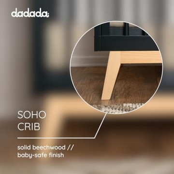 Dadada Soho Baby Crib - Eco-Friendly 3-in-1 Convertible Design