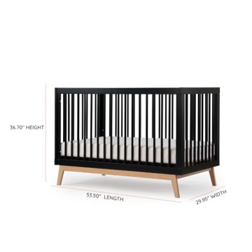 Dadada Soho Baby Crib - Eco-Friendly 3-in-1 Convertible Design