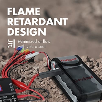 Tenergy 2 Pack Flame Retardant Lipo Battery Bags