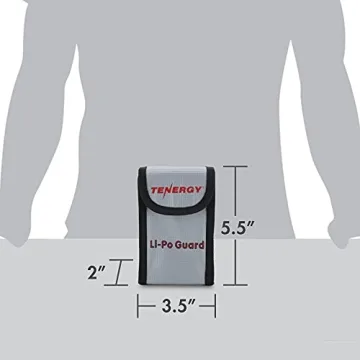 Tenergy 2 Pack Flame Retardant Lipo Battery Bags