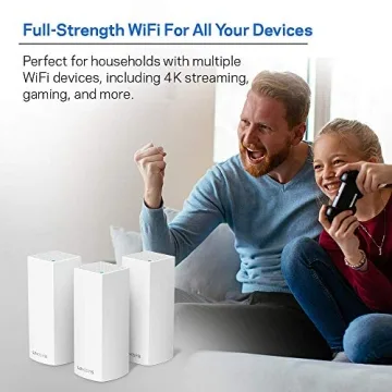 Linksys Velop AC3600 Mesh WiFi System 3 Pack Ultimate Coverage
