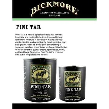 Bickmore Pine Tar 32oz - Hoof Care Formula for Horses